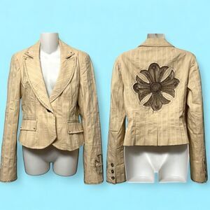 TILL THE END Beaded Blazer M